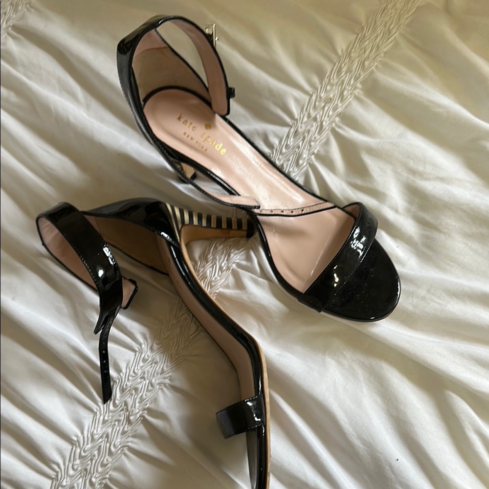 Kate Spade Black Heels Classic Elegance